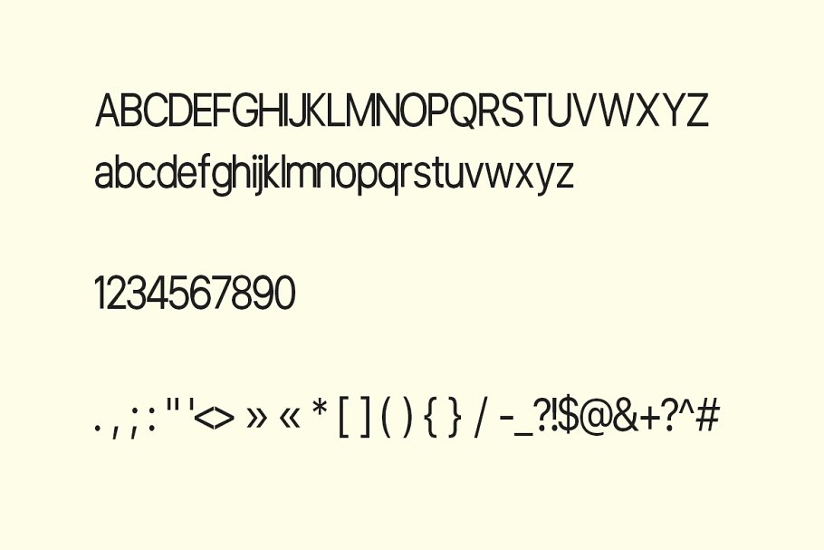 Пример шрифта Orion Bold